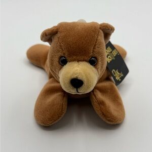 24K Beanie Boppers Boyce Brown Bear 1997 Plush Toy